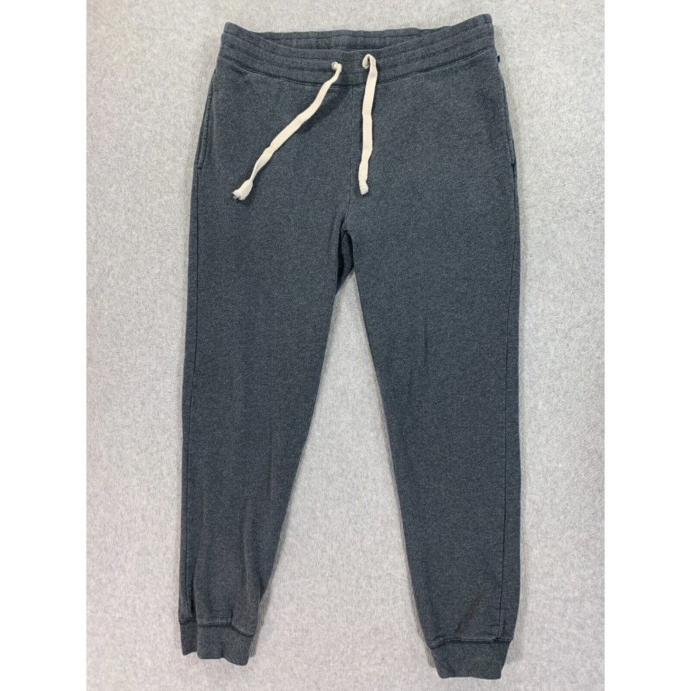 Frank & Oak Cotton Athletic Fit Jogger Sweatpants (Men's Medium) Gray